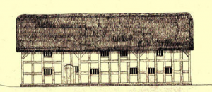 Reconstruction of the north elevation of Toad Hall by Michael Peach